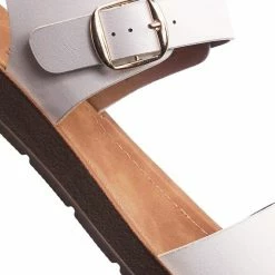 Soda New Plenty Soft Flexible Open Toe Flat Sandal On Lightweight Foam Outsole