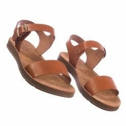 Soda New Plenty Soft Flexible Open Toe Flat Sandal On Lightweight Foam Outsole