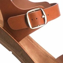 Soda New Plenty Soft Flexible Open Toe Flat Sandal On Lightweight Foam Outsole