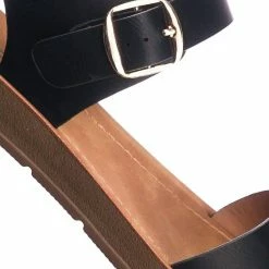 Soda New Plenty Soft Flexible Open Toe Flat Sandal On Lightweight Foam Outsole