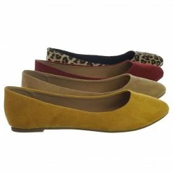 Soda Redbud Ballet Pointy Toe Slip On Flats - Women Fashion Slipper Ballerina Shoes New