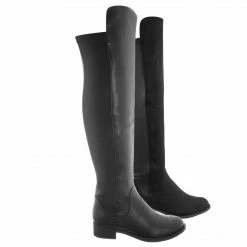 Soda Twisty Over Knee Pull On Boots - Womens Thigh High Engineered Slouch Boots New