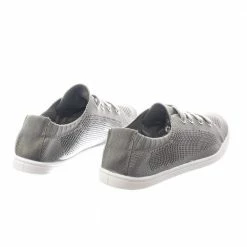 Zubin By Soda Rubber Sole Soft Comfortable Canvas Crochet Woven Elastic Flat Sneaker