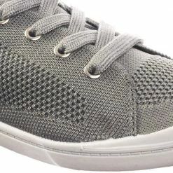 Zubin By Soda Rubber Sole Soft Comfortable Canvas Crochet Woven Elastic Flat Sneaker