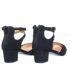 Speed Limit 98 New Anytime2 Glitter Children Girls Block Heel Round Toe Open Shank Dress Sandal