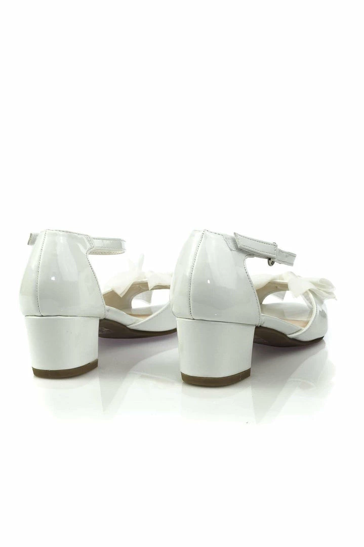 Speed Limit 98 New Apron2 Classic Children Girl's Mesh Bow Block Heel Open Dress Sandal