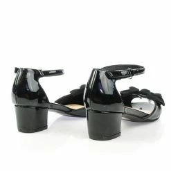 Speed Limit 98 New Apron2 Classic Children Girl's Mesh Bow Block Heel Open Dress Sandal