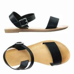 Speed Limit 98 New Bigboss2 Children Flat Sandal For Girls, Open Toe Buckle Straps
