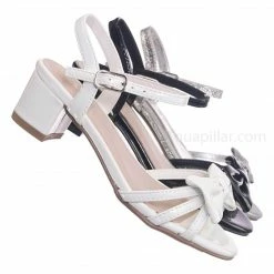 Speed Limit 98 New Gale2 Girls Classic Bow Heel Sandal - Children's Kids Heel Open Toe Dress Shoe