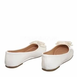 Speed Limit 98 New JessieIIS Children Girl Flat Ballet Flats - Kids Bow Satin Round Toe Slipper