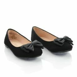 Speed Limit 98 New JessieIIS Children Girl Flat Ballet Flats - Kids Bow Satin Round Toe Slipper