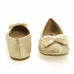 Speed Limit 98 New JessieIIS Children Girl Flat Ballet Flats - Kids Bow Satin Round Toe Slipper