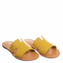 Speed Limit 98 New Salvia2 Girls Slip On Flat Slipper Sandal - Kids Children Horsehoe Open Toe Shoe