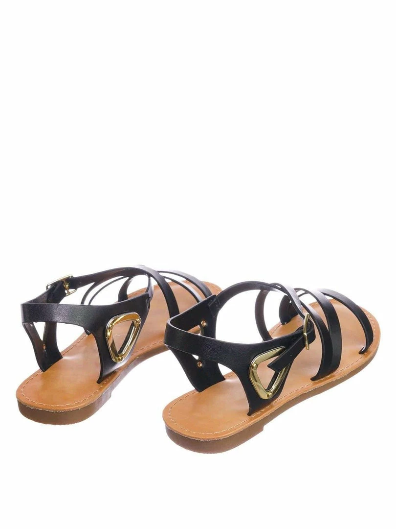 Speed Limit 98 New Velum2 Girls Gladiator Strappy Flat Sandal - Kids Children Open Toe Summer Shoe