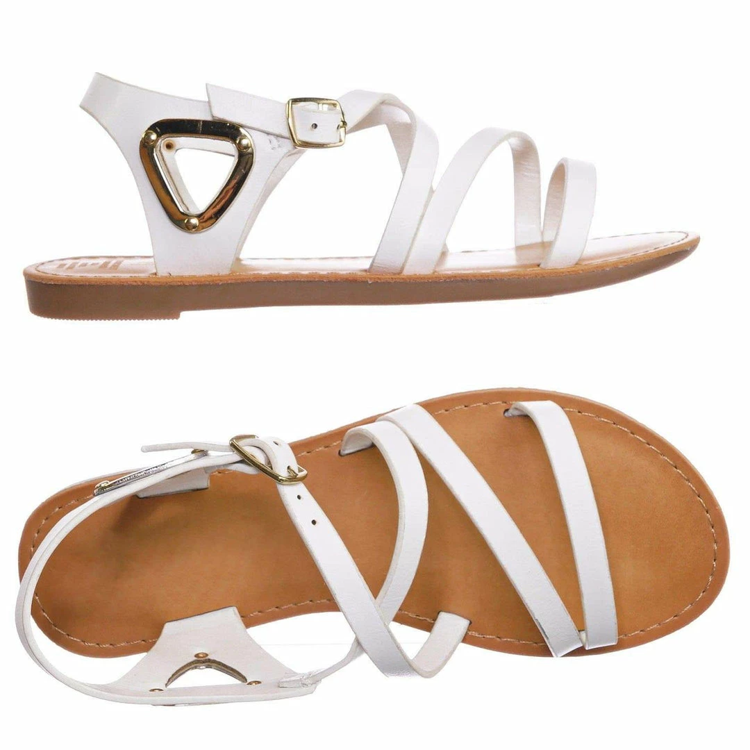 Speed Limit 98 New Velum2 Girls Gladiator Strappy Flat Sandal - Kids Children Open Toe Summer Shoe