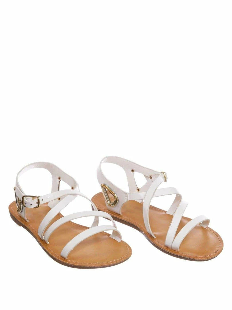 Speed Limit 98 New Velum2 Girls Gladiator Strappy Flat Sandal - Kids Children Open Toe Summer Shoe