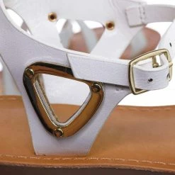 Speed Limit 98 New Velum2 Girls Gladiator Strappy Flat Sandal - Kids Children Open Toe Summer Shoe