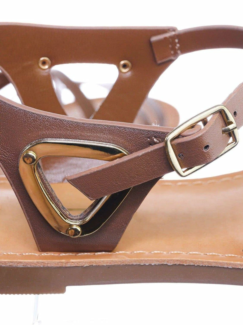 Speed Limit 98 New Velum2 Girls Gladiator Strappy Flat Sandal - Kids Children Open Toe Summer Shoe