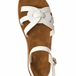 Bamboo Marmie32 Ankle Strap Flexible Sandal - Women Quarter Strap Woven Yoga Huarache