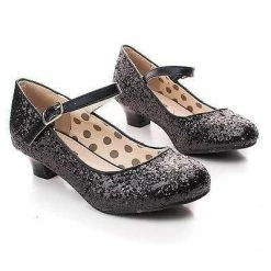 New Quincy By Styluxe, Children Girls Rock Glitter Mary Jane Low Heel Pumps