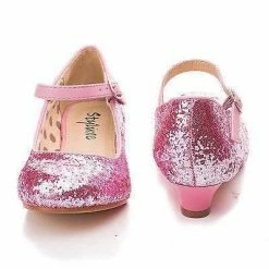 New Quincy By Styluxe, Children Girls Rock Glitter Mary Jane Low Heel Pumps