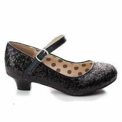 New Quincy By Styluxe, Children Girls Rock Glitter Mary Jane Low Heel Pumps