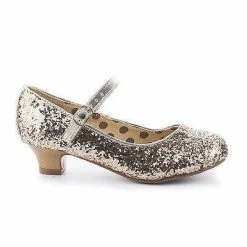 New Quincy By Styluxe, Children Girls Rock Glitter Mary Jane Low Heel Pumps