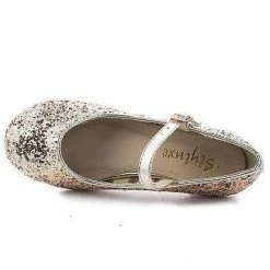 New Quincy By Styluxe, Children Girls Rock Glitter Mary Jane Low Heel Pumps