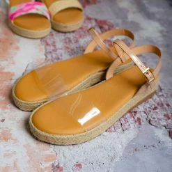 Bamboo New Superb22 Espadrille Elastic Flatform Sandal - Women Foam Padded Comfort Platform