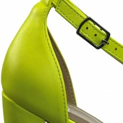 Delicious ShinerD Block Heel Ankle Strap Sandal 4 Inch High, Women Thin Strappy Formal Open Toe Minimalist Chunky Dress Shoes New