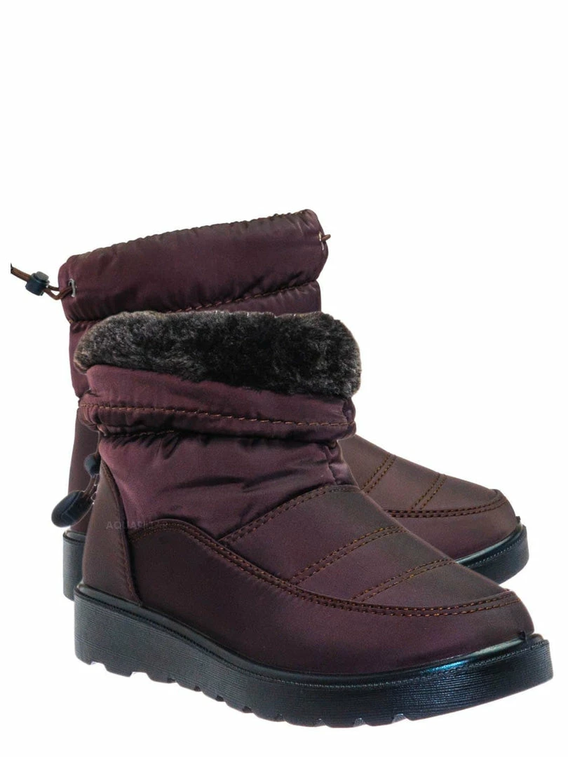 Top Moda Coleen1A Toddler Quilted Nylon Snow Boots - Babys Insulated Utilitarian Boot New