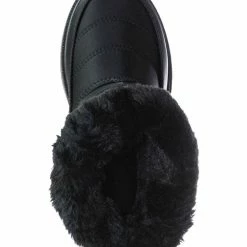 Top Moda Coleen1K Children's Quilted Nylon Snow Boots - Kids Insulated Utilitarian Boots New