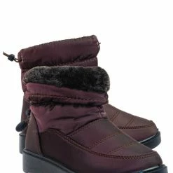 Top Moda Coleen1K Children's Quilted Nylon Snow Boots - Kids Insulated Utilitarian Boots New