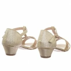 Top Moda Ekans3K Children Girl Kid Low Heel Rhinestone Crystal Glitter Party Dress Sandal