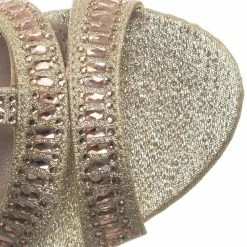 Top Moda Ekans3K Children Girl Kid Low Heel Rhinestone Crystal Glitter Party Dress Sandal