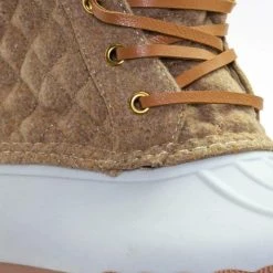 Top Moda Leo2 Waterproof Lace Up Boots - Quilted Felt Lining Ankle Height Bootie