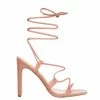 X2B Alaiya1 Leg Wrap Lace Up High Heel Sandal, Women Dress Shoes