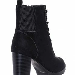 Bamboo Pilate09 Block Heel Combat Bootie - Lug Sole Lace Up Goth Victorian Ankle Boots
