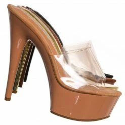 Liliana Mafia4 Clear Perspex High Heel Platform - Women Dance Shoes
