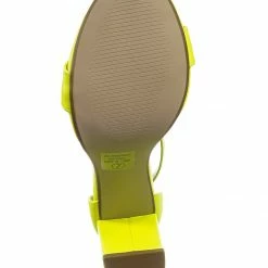 Delicious ShinerD Block Heel Ankle Strap Sandal 4 Inch High, Women Thin Strappy Formal Open Toe Minimalist Chunky Dress Shoes New