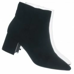 Bamboo Rapid01 Pointed Toe Block Heel Dress Bootie - Women Chunky Heel Ankle Boots