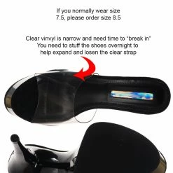 Liliana Mafia4 Clear Perspex High Heel Platform - Women Dance Shoes