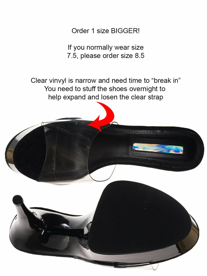 Liliana Mafia4 Clear Perspex High Heel Platform - Women Dance Shoes