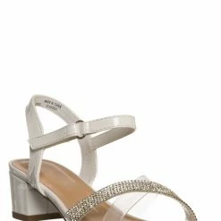 Soda Camp2 Girls Rhinestone Crystal Sandal, Children Evening Dress Shoes