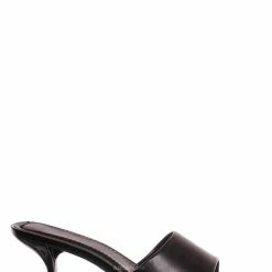 Anne Michelle Align03 Square Toe Slide In Mule - Women High Heel Slipper Cow Vinyl New