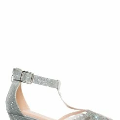 Fabulous New Daiso34 Rhinestone Crystal D'Orsay Wedge Pump - Women Cocktail Shoes