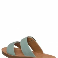 Soda Hello Lightweight Foam Footbed Slide Sandal, Women Double Buckle Slipper New