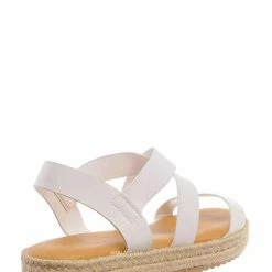 Bamboo New Superb22 Espadrille Elastic Flatform Sandal - Women Foam Padded Comfort Platform