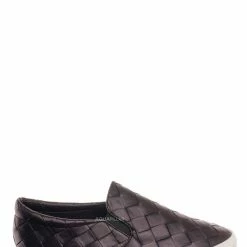 La Shailah Design33 Woven Platform Slip On Sneaker - Women Slide In Athletic Loafer New