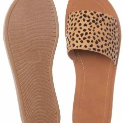 Soda InlineW Wide Width Foam Padded Slide, Women Slip On Sandal